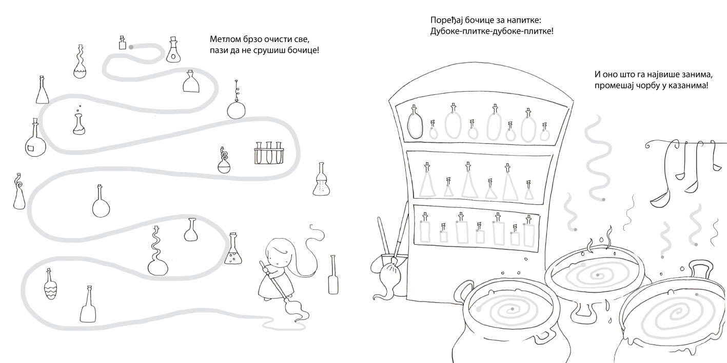 Лепотанчићи у свету линија за савладавање у основи правилног држања оловке и писања уопште